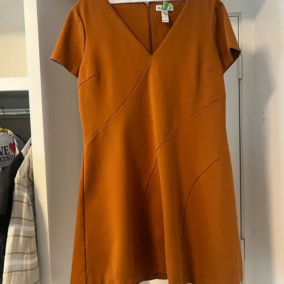 Neiman Marcus Terracotta Mini Dress - Picture 3 of 5